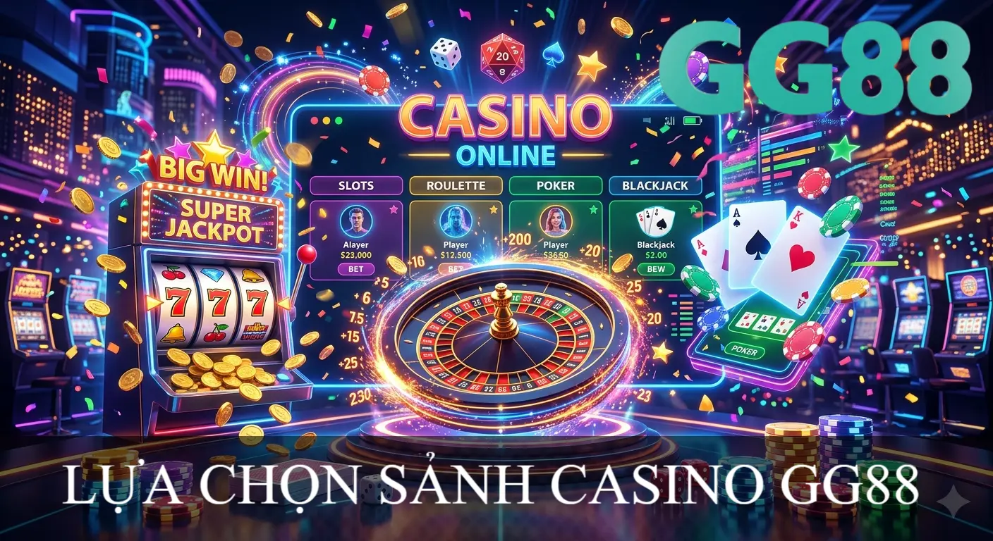 LỰA CHỌN SẢNH CASINO GG88