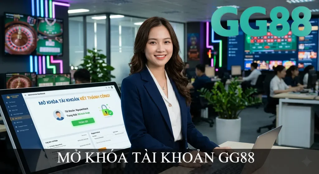 MỞ KHÓA TÀI KHOẢN GG88