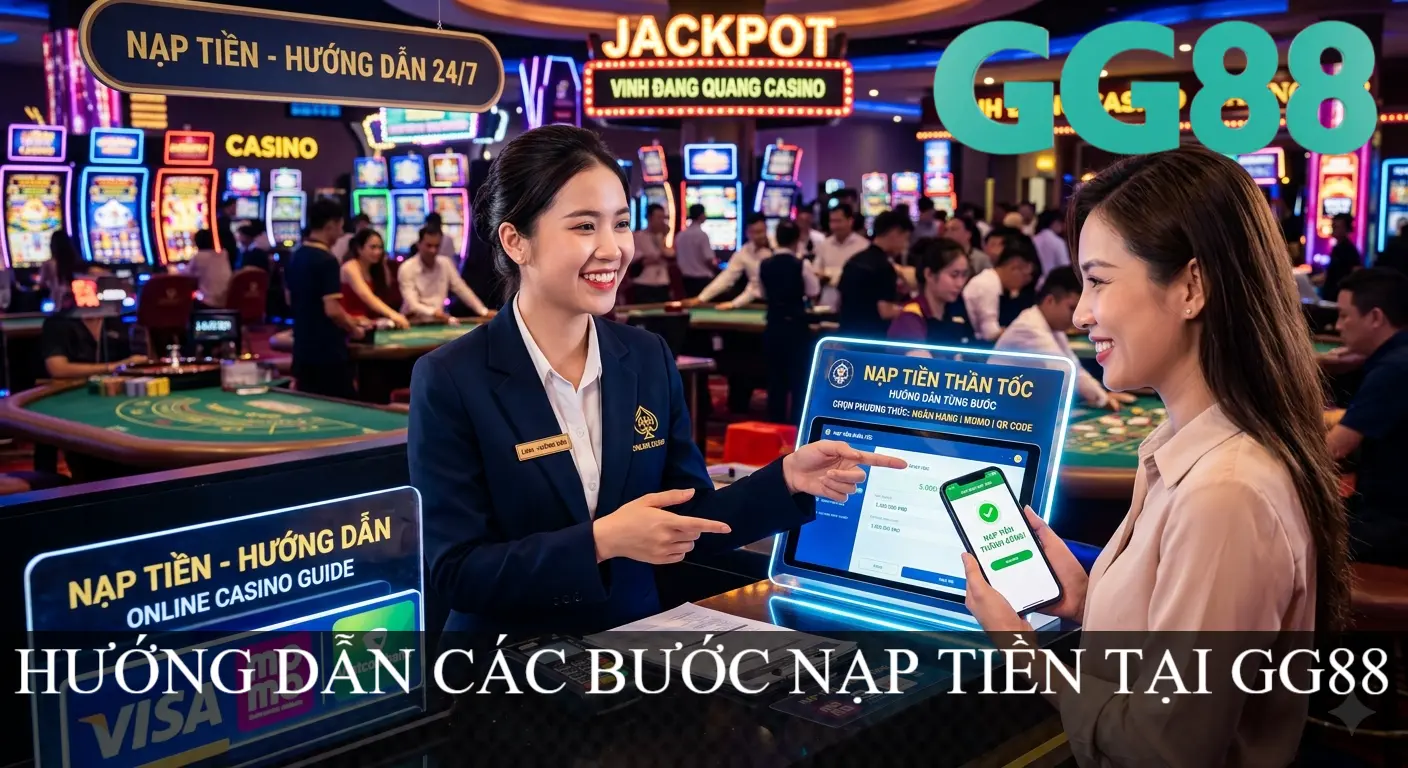 HƯỚNG DẪN CÁC BUÓC NẠP TIỀN TẠI GG88